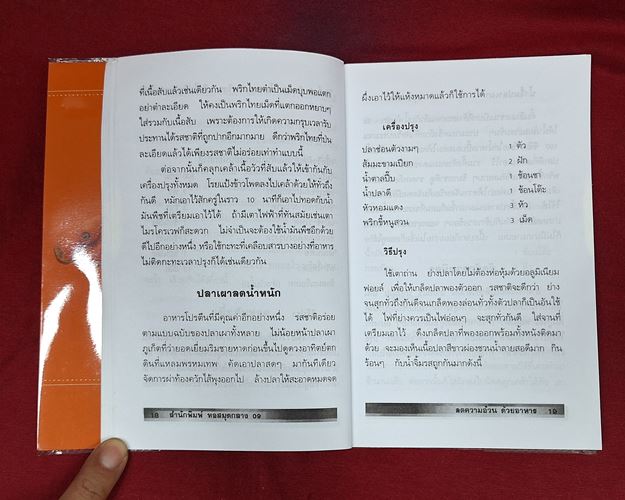 (ปิด39) หนังสือลดความอ้วนด้วยอาหาร "โดยหมอธีรพันธุ์" 12.5x18.2ซ.ม. (สภาพมือ2)