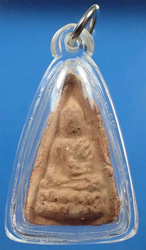 พระพุทโธน้อย แม่ชีบุญเรือน หลังยันต์เฑาะว์ดอกบัว+บัตรรับรองพระแท้*33