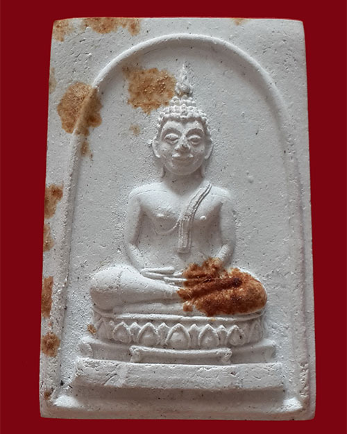 พระหลวงพ่อขาว วัดพระยาออก จ.ลพบุรี ปี 2514