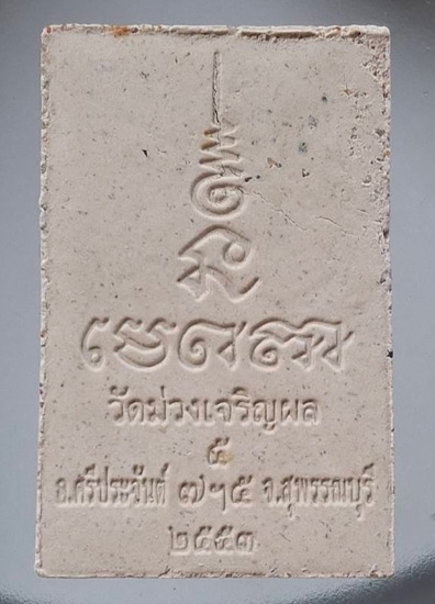 พระผงพระประธาน ปี2553 หลวงพ่อรวย วัดตะโก ร่วมปลุกเสก จำนวน50องค์