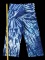 กางเกงนอน ผ้ามัดย้อม ลายสีน้ำเงิน สำหรับคนสูงไม่เกิน 165 cm ของใหม่