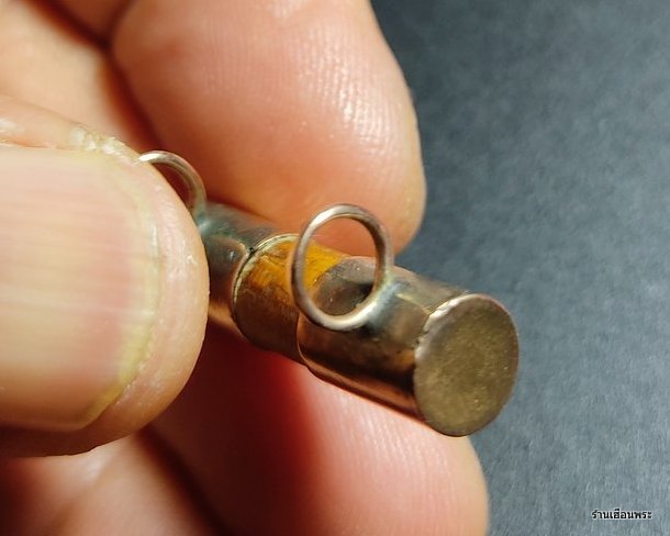 ตะกรุดหวายลูกนิมิตเสก เลี่ยมนาค หลวงพ่อพรหม วัดช่องแค จ.นครสวรรค์