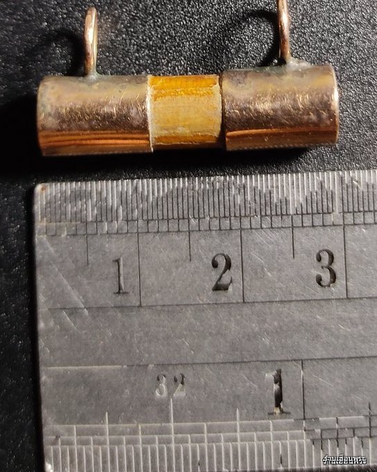 ตะกรุดหวายลูกนิมิตเสก เลี่ยมนาค หลวงพ่อพรหม วัดช่องแค จ.นครสวรรค์