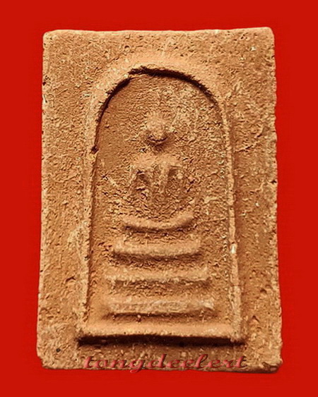 พระสมเด็จเนื้อดินเผา หลวงปู่ดี  วัดเทวสังฆาราม(วัดเหนือ) จ.กาญจนบุรี ปี 2481 หายาก สวยมากค่ะ