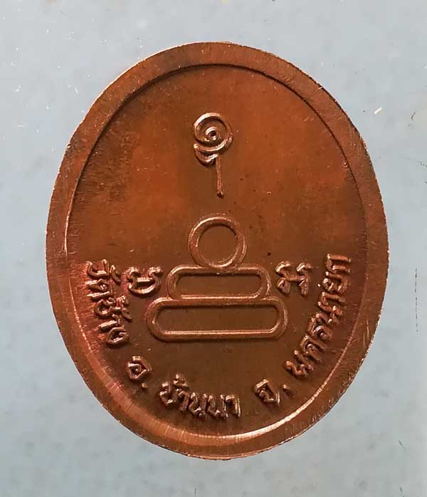 เหรียญอายุ77 หลวงพ่อภู วัดช้าง นครนายก