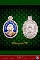 หรียญเม็ดแตงหลวงพ่อทวด ด้านหลังพระอาจารย์ทอง เนื้อเงินลงยาราชาวดี(สีน้ำเงิน) พ.ศ.๒๕๕๒