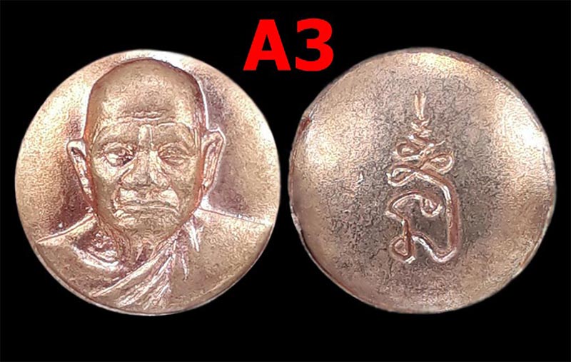 เหรียญเม็ดยา หลวงปู่ทิม วัดพระขาว จ.อยุธยา ปี2539
