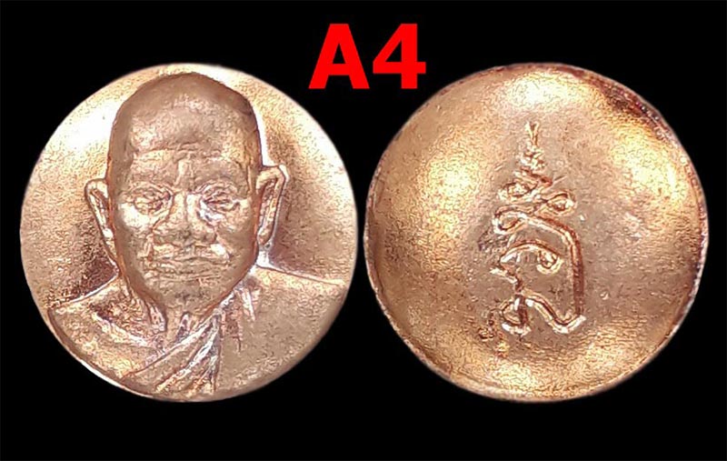 เหรียญเม็ดยา หลวงปู่ทิม วัดพระขาว จ.อยุธยา ปี2539