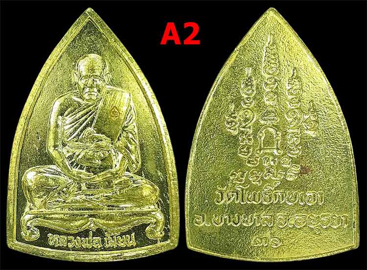 เหรียญเตารีด หลวงพ่อเมี้ยน วัดโพธิ์กบเจา จ.อยุธยา ปี2536