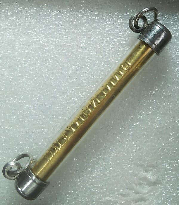 แผ่นตะกรุดหลวงพ่อตาทิพย์ วัดพนมชัย ฉะเชิงเทรา ขนาด 2 นิ้วครึ่ง 