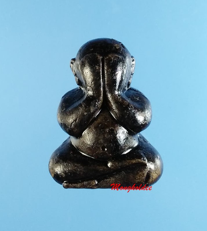 พระปิดตาภัควัมบดี ศรีมหาลาภ รุ่นอภิญญา เนื้อผงพุทธคุณว่าน108จุ่มรัก  ลพ.รักษ์ วัดสุทธาวาสวิปัสสนา 