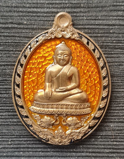 เคาะแรกแดง..ลพ.สำเร็จศักดิ์สิทธิ์ ๖๓..เนื้อชนวนลงยาเหลือง กล่องเดิม..วัดหนองสะเดา สระบุรี / ส่ง ems