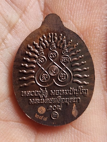 วัดสะแก อยุธยา เหรียญเปิดโลก หลวงปู่ดู่ พิมพ์เล็ก 2.5 cm รุ่น109ปี บารมีหลวงปู่ดู่ ปี 56
