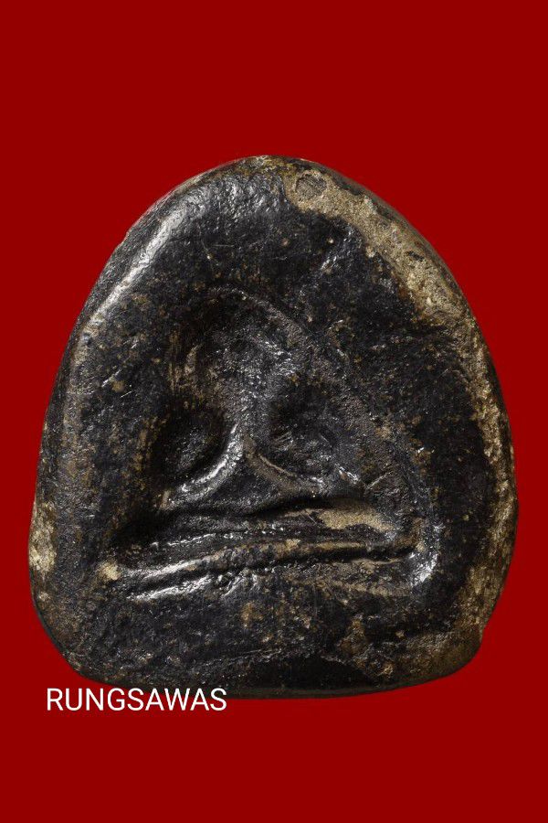 พระปิดตา หลวงพ่อปาน วัดเครือวัลย์ พิมพ์พิเศษ หลังแบบ ชุบรัก สร้างน้อย 