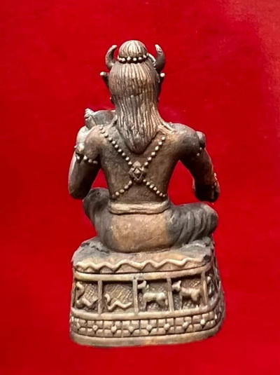 ท้าวพญายม เนื้อชนวน หลวงปู่หงษ์ พรหมปัญโญ สุสานทุ่งมนต์ สุรินทร์ ปลุกเสก ปี 2548