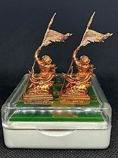 หนุมานเชิญธง มหาบารมี 2 องค์ หลวงพ่อเอียด วัดชลวาปีวิหาร จ.ตรัง