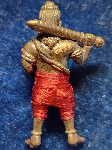 วัดในเตา ตรัง หุ่นพยนต์ วิรุฬจำบัง อาจารย์ประสูติ ขนาดพกพา 2.5 ซม. เนื้ออาถรรพ์นุ่งแดง 