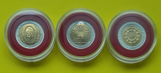 เหรียญกษาปณ์ชนิดราคา 10 บาท พระบาทสมเด็จพระเจ้าอยู่หัวรัชกาลที่ 9 (3 วาระ)