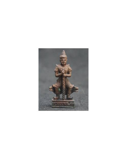 ท้าวเวสสุวรรณหน้าเทพ (พระธนบดี) หลวงพ่อมี วัดมารวิชัย เนื้อสัมฤทธิ์