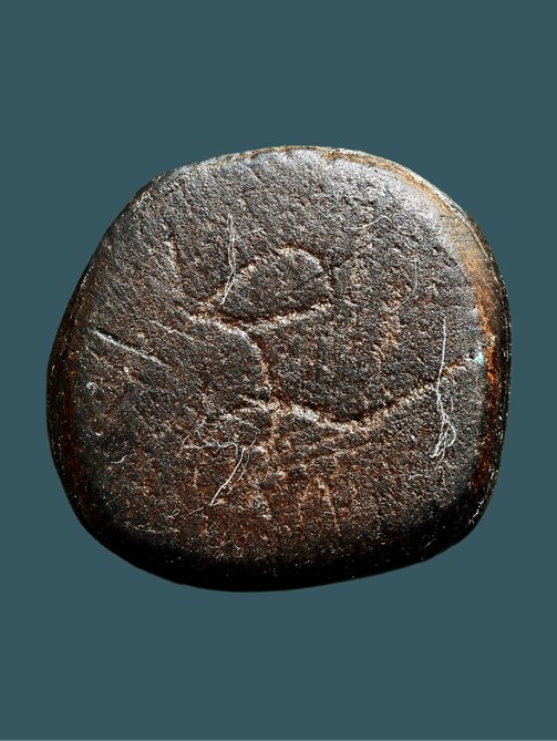 เครื่องลางเก่าๆ หลวงพ่อดิ่ง วัดบางวัว ปี 2483 ขนาด 1.0 X 3.2 ซม. สวยแชมป์