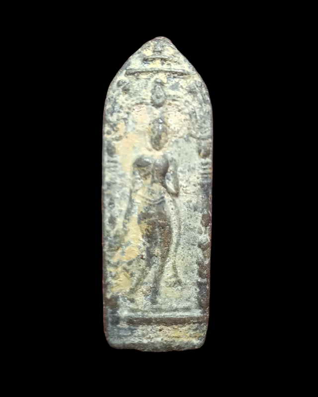 พระลีลาสองหน้ากรุวัดเขาจอมคีรีนาคพรตลงกรุปี2461ลพ.ครุฆและลป.ศุขปลุกเสกองค์ที่ 2