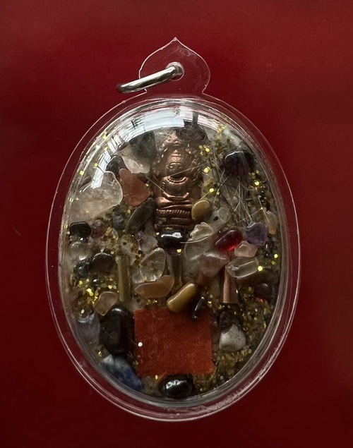 ล็อกเก็ต จัมโบ้ ปางประทานพร เสาร์ 5 หลวงปู่สรวง เทวดาเดินดิน ด้านหลังอุดของวิเศษ