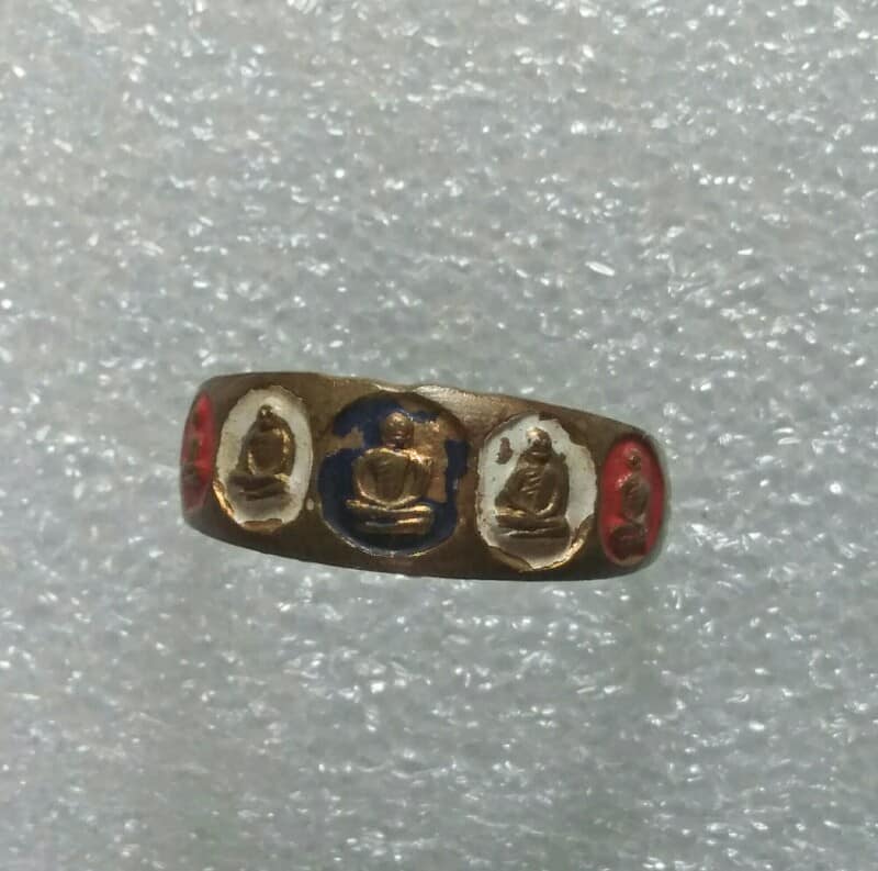 แหวนทองเหลือง ลงยา 