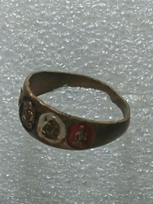 แหวนทองเหลือง ลงยา 