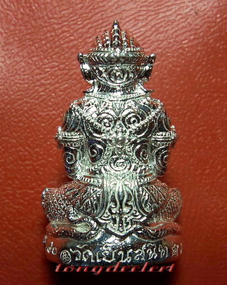 หนุมานอธิษฐานฤทธิ์ หลวงพ่อสนองชาติ วัดเย็นสนิทธรรมาราม เนื้อเงิน อุดมวลสารตะกรุดเงิน สร้างน้อย หายาก