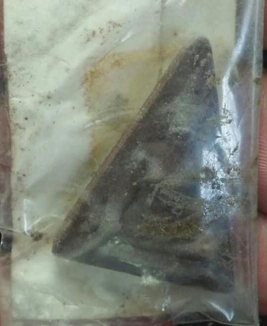 พระสมเด็จนางพญาเสน่ห์จันทร์  เนื้อผงเหล็กน้ำพี้  อุตรดิตถ์  ซองเดิม