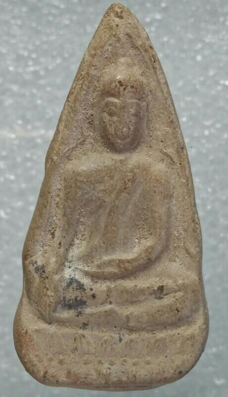 พระพิมพ์ท่ามะปรางค์ เนื้อดินหลัง ปั้ม พุทธ หลวงพ่อทวี วัดโรงช้าง พิจิตร