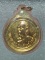 เหรียญหลวงพ่อจวง วัดเสนานฤมิตร หนองแค สระบุรี ปี๑๙ เลี่ยมพลาสติก 