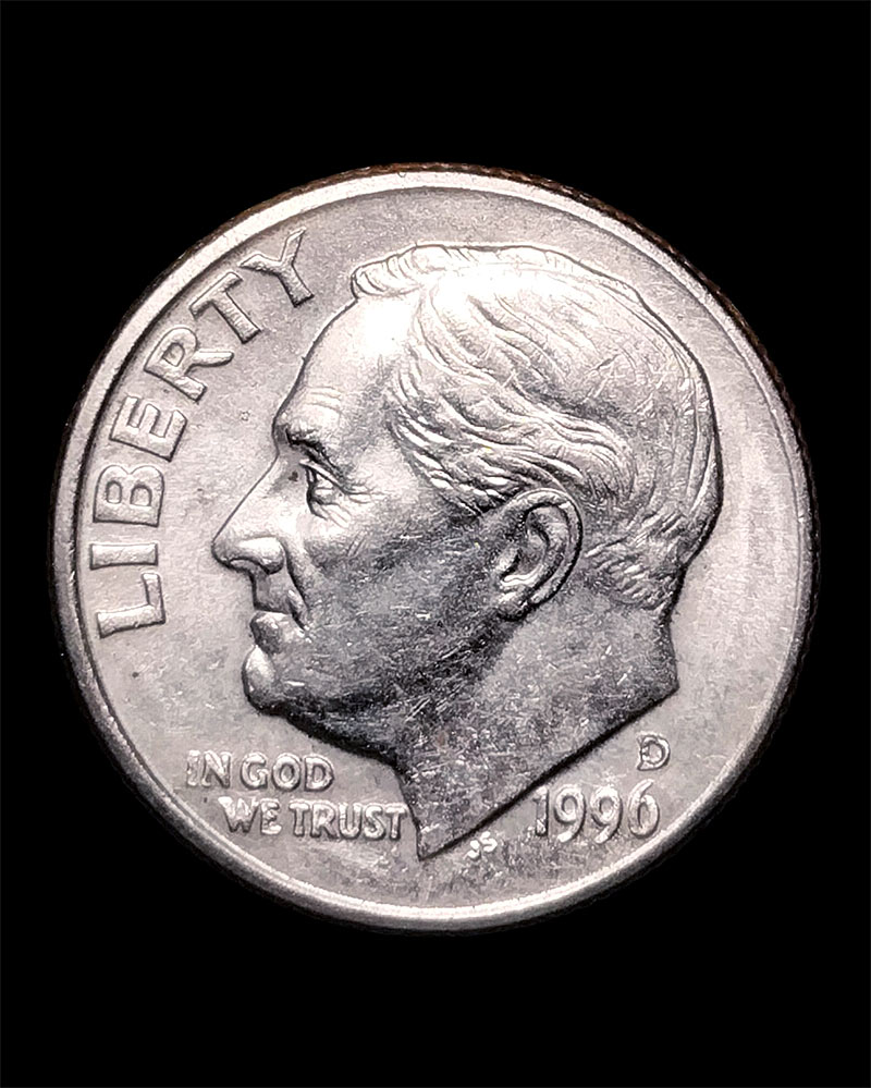 เหรียญ one dime 1996 / เหรียญ one cent 1999