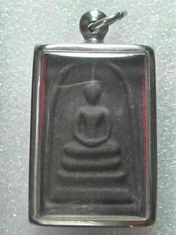 พระสมเด็จผสมเส้นเกศา พระครูกันตสีลากร วัดประชาสังคม สุรินทร์ +กรอบ 