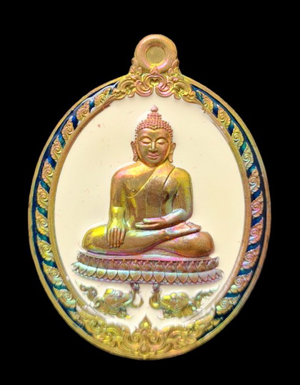 เคาะแรกแดง..ลพ.สำเร็จศักดิ์สิทธิ์ ๖๓..ทองเทวฤทธิ์ลงยาขาว กล่องเดิม..วัดหนองสะเดา สระบุรี / ส่ง ems