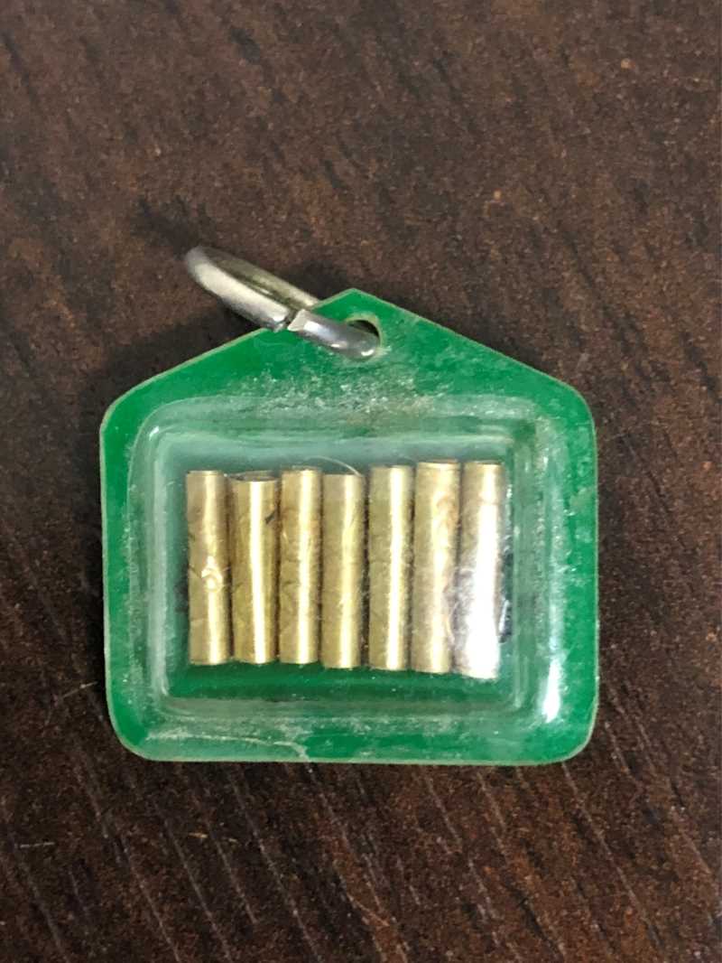 **วัดใจ** ตะกรุดสาริกา 7 ดอก ขนาด 1 ซม. ไม่ทราบที่**สวยๆ เชิญชมครับ