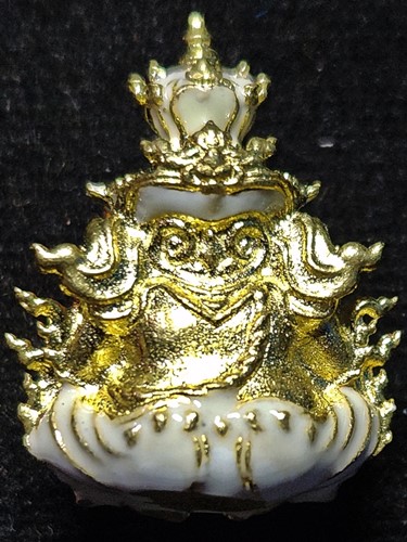 สำนักสงฆ์เขาแก้วทอง จ.ปราจีนบุรี   พระพิฆเนศ พิมพ์ปิดตามหาลาภ หลวงปู่บุญมา โชติธัมโม  รุ่น เทวาราชาโ