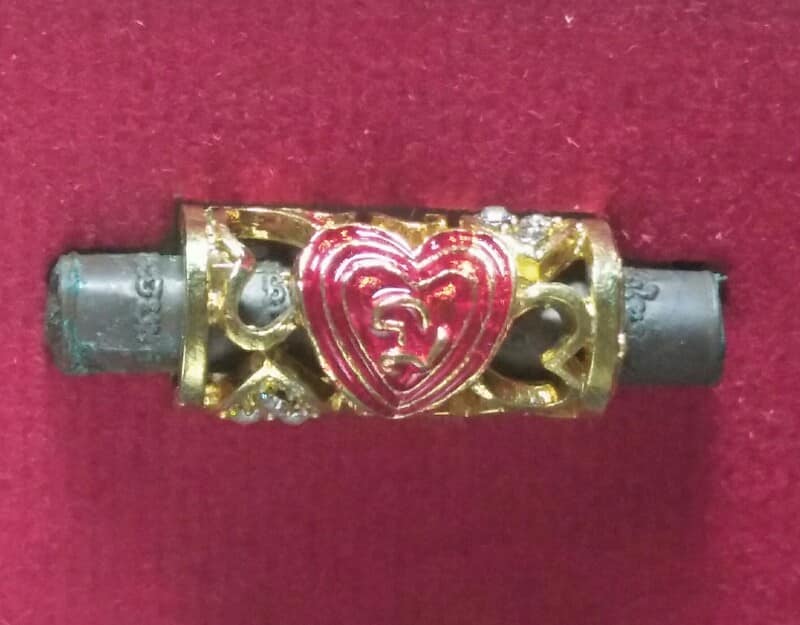 ตะกรุด นะเมตตา เจริญทรัพย์ เสาร์๕ วัดหาดขาม ประจวบคีรีขันธ์ + กล่อง 