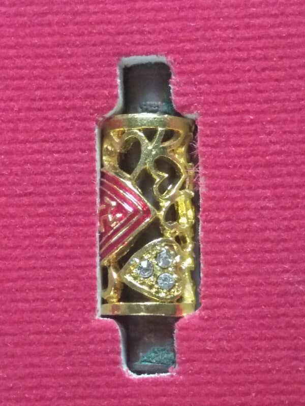 ตะกรุด นะเมตตา เจริญทรัพย์ เสาร์๕ วัดหาดขาม ประจวบคีรีขันธ์ + กล่อง 