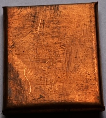 ภาพกระจกย้อนยุค หลวงพ่อเฮง วัดมหาโพธิ์ใต้ นครสวรรค์ หลังแผ่น จาร เคาะเดียว