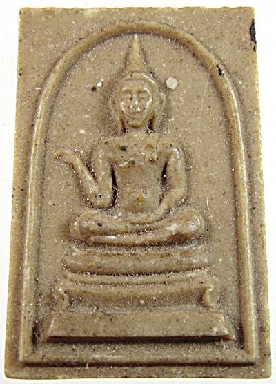 สมเด็จพุทธกวัก หลวงปู่ธูป วัดแคนางเลิ้ง จ.กรุงเทพฯ เนื้อผงน้ำมัน