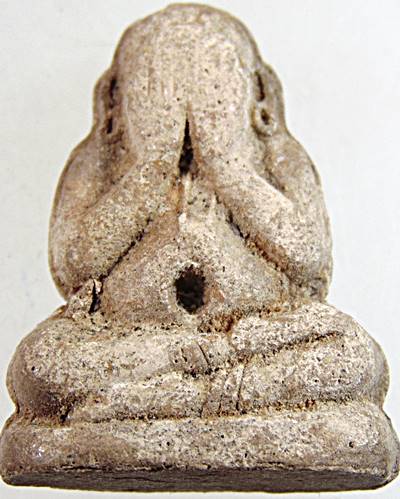 พระปิดตาสองหน้า เนื้อผง