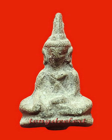 พระท่ากระดาน หลวงพ่อสอน วัดทุ่งลาดหญ้า จ.กาญจนบุรี พิมพ์กลางหลังยันต์ค่ะ