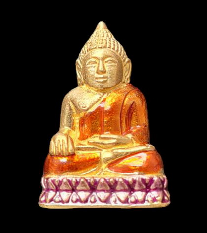 เคาะแรกแดง..พระกริ่งเล็ก ลพ.สำเร็จศักดิ์สิทธิ์ ๖๔..กะไหล่ทองฐานม่วง..วัดตลิ่งชัน สระบุรี / ส่ง ems