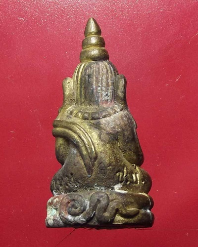 พระอุปคุต  ปราบมาร  เนื้อโลหะหล่อโบราณ หลวงปู่บุญ โสภโณ วัดทุ่งเหียง รุ่นฉลองอายุ 82 ปลุกเสกไตรมาส 2