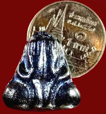 *ปิดตาท่าม่วง หลวงพ่อนารถ วัดศรีโลหะราษฏร์บำรุง กาญจนบุรี เนื้อเมฆพัตร*