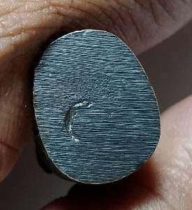 รูปหล่อนั่งโต๊ะ หลวงพ่อฉิ่ง วัดบางพระวรวิหาร ชลบุรี เนื้อทองผสม