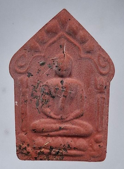 พระขุนแผนไตรมาส หลวงปู่แสน วัดบ้านหนองจิก จ.ศรีสะเกษ เนื้อว่านสบู่เลือด เลข78 (สร้างแค่100องค์)