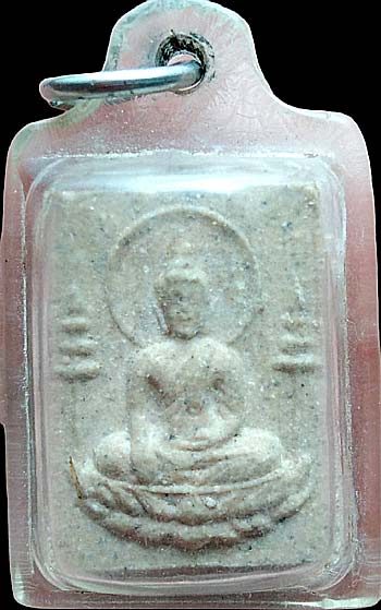 *พระผงประตูชัย หลวงปู่หลิว วัดไร่แตงทอง พิมพ์เล็ก เนื้อผง*