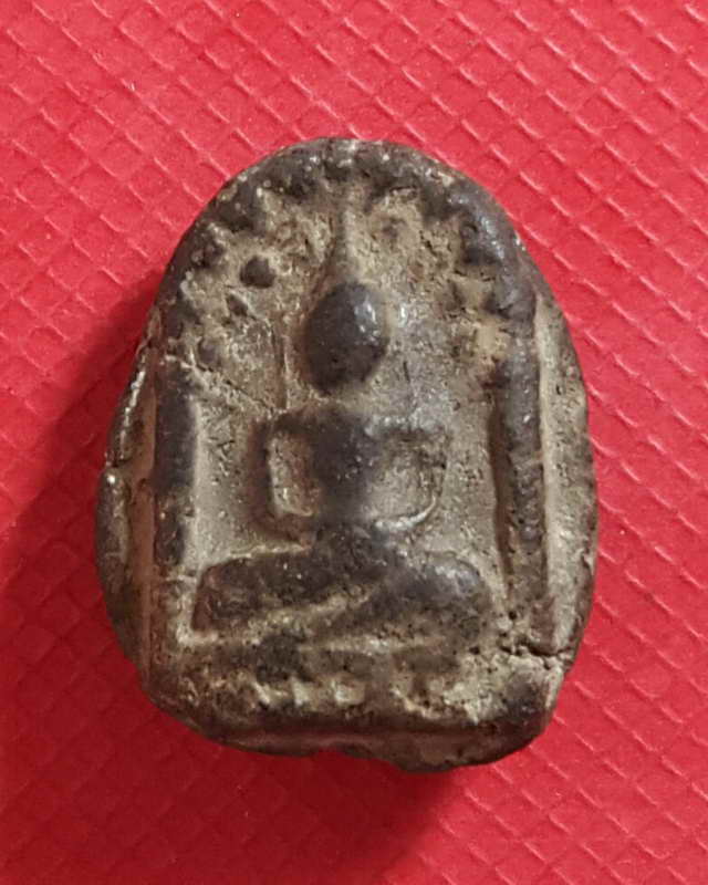 พระพิมพ์เม็ดบัว หลวงพ่อทองดี วัดไทรเหนอ นครสวรรค์ ยุคแรกๆ (เคาะเดียวแดง)